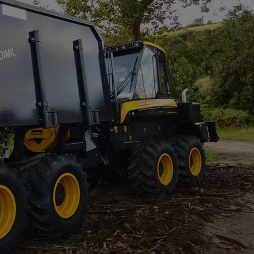 Maquina forestal en Grupo Incera