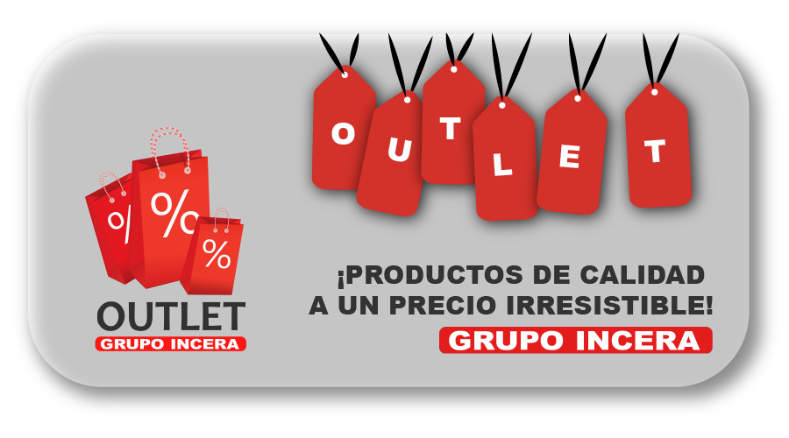 Anuncio de productos Outlet