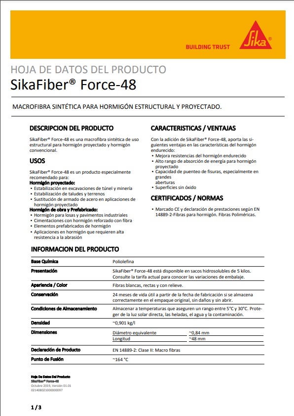 Sika Boom 126 PostFix Ficha Técnica 1