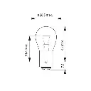 Bombilla 2 Polos Ambar Descentrada P21:5W 12 V Ref. 03501214.webp