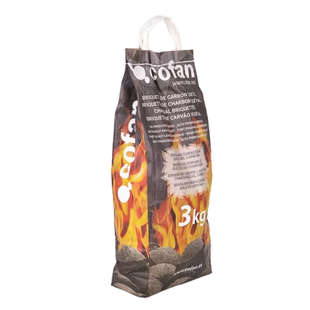 Bolsa Briquetas Carbón Vegetal 3 Kg Ref. 43050110.webp