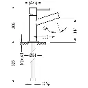  Monomando de lavabo Max-Tres cromado con maneta de Cuerpo Redondo Ref. 06210301 .webp