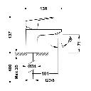 Monomando para lavabo Base-Tres Ref. 21510303.webp