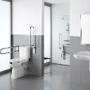 Inodoro Apertura Frontal Access Blanco + Asiento y Tapa (con aro abierto).webp