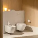 Inodoro Suspendido Meridian Roca Rimless Vortex + Tapa Caída Amortiguada.webp