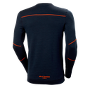 Camiseta HH Lifa Merino Cuello Redondo 592 Naranja Ref.75106