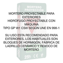 Saco Mortero Valsec Proyectar Exterior Gris 25 Kg