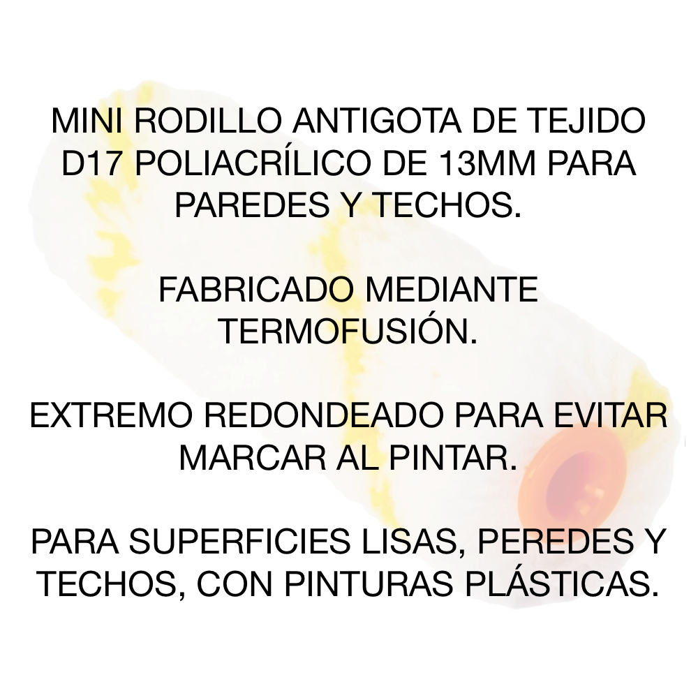 Minirodillo Antigota Raya Amarilla D/17 5 cm Ref. 17357