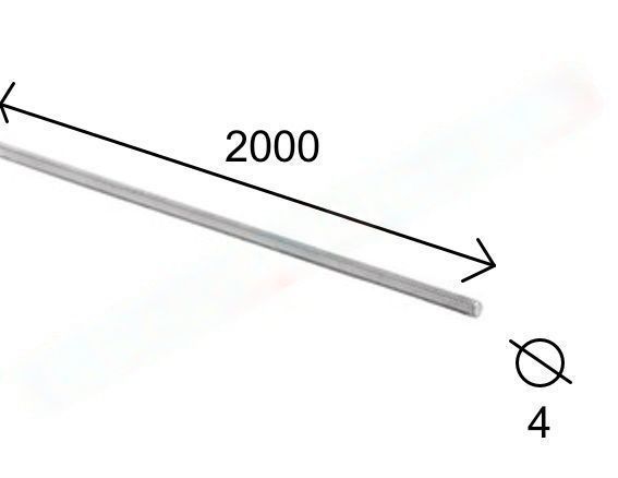 Varilla Galvanizada Lisa para Paves