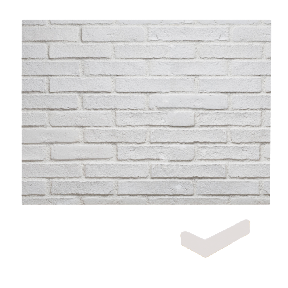 Caja Esquina Saliente Oxford Blanco 2,5x5,5x12x24 (+/- 1 ml)