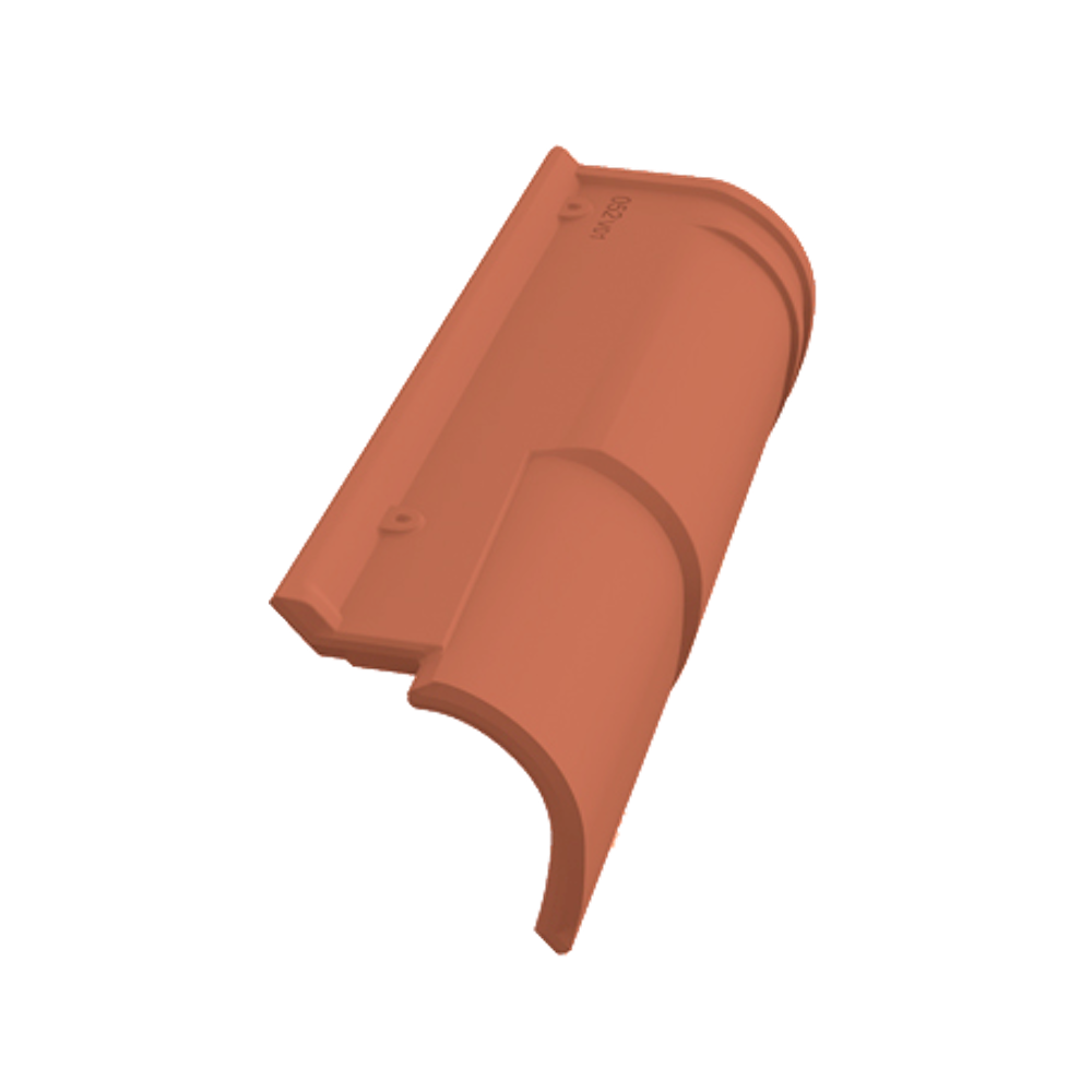 Remate Curvo Derecho Teja TB-4 Roja