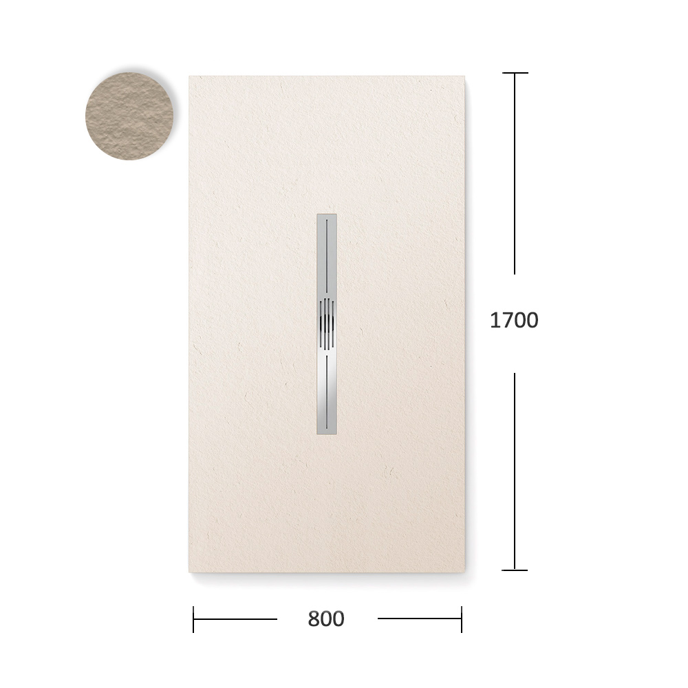 Plato de ducha Privilege Pizarra Blanco Roto 1800x800