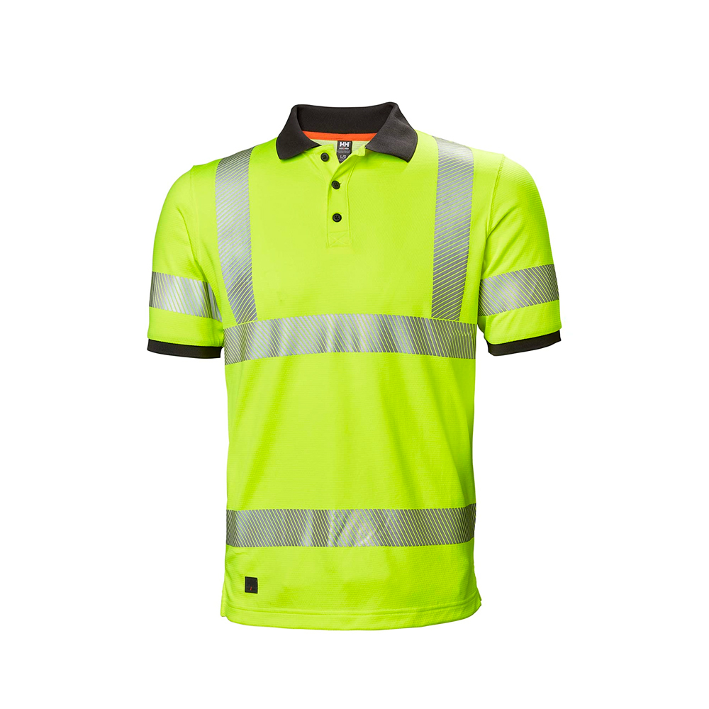 Polo Manga Corta Addvis 360 Amarillo Fosforito Ref.79091