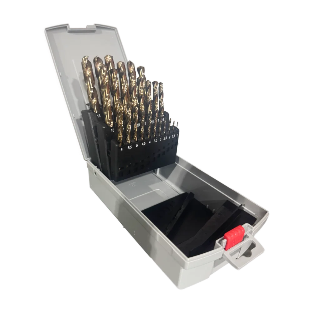 Juego de 25 Brocas Para Metal ProBox HSS-CO DIN 338