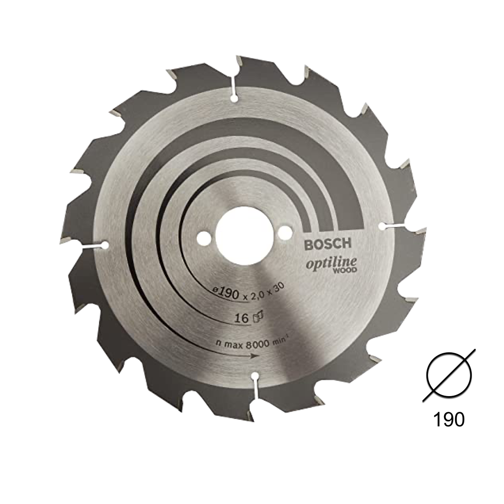 Hoja de Sierra Circular OPWO H 190x30-16