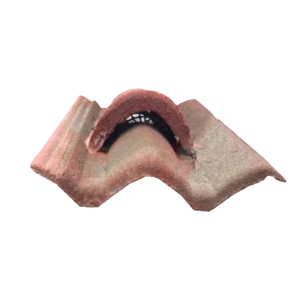 Teja de Ventilación Gredos Granulada Roja