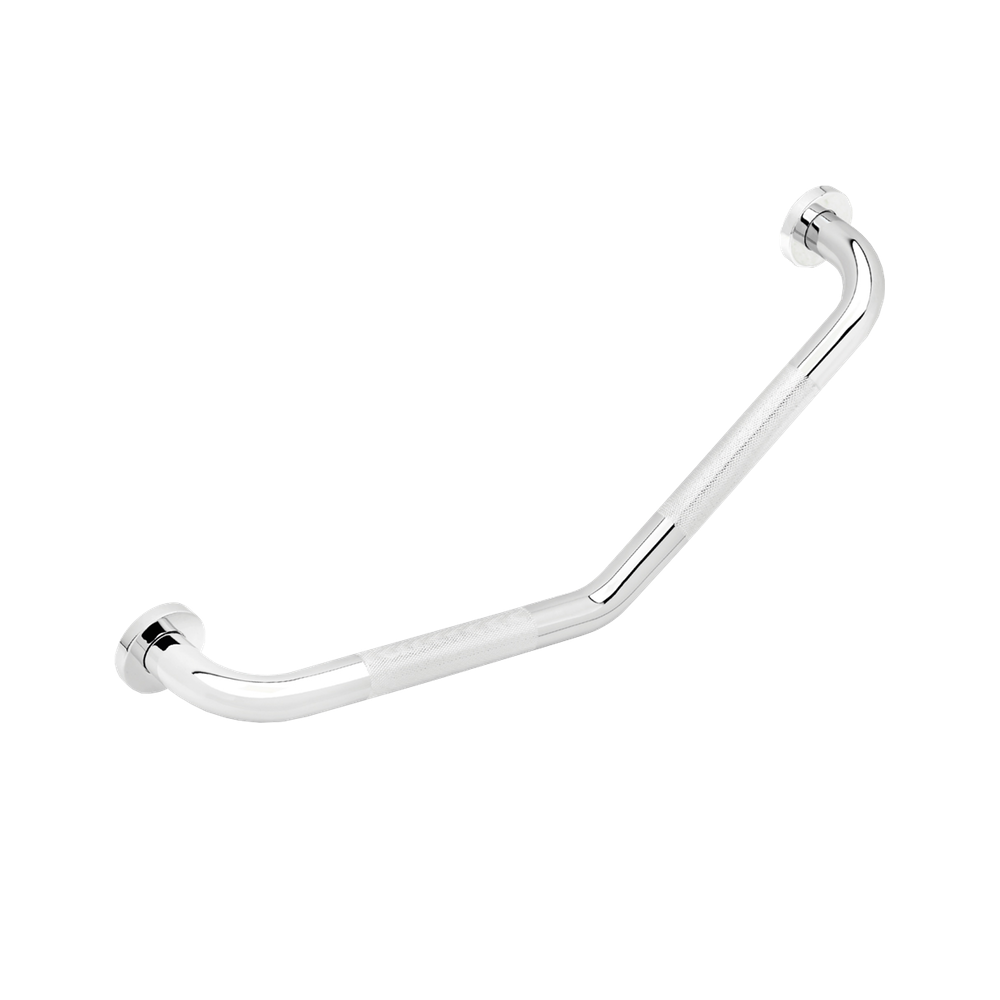 Barra Seguridad Doble Antideslizante Cromo 300x300 mm Ref. AC-277