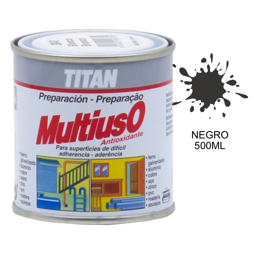 Titan Preparación Multiusos Negro 06A 0,5 L