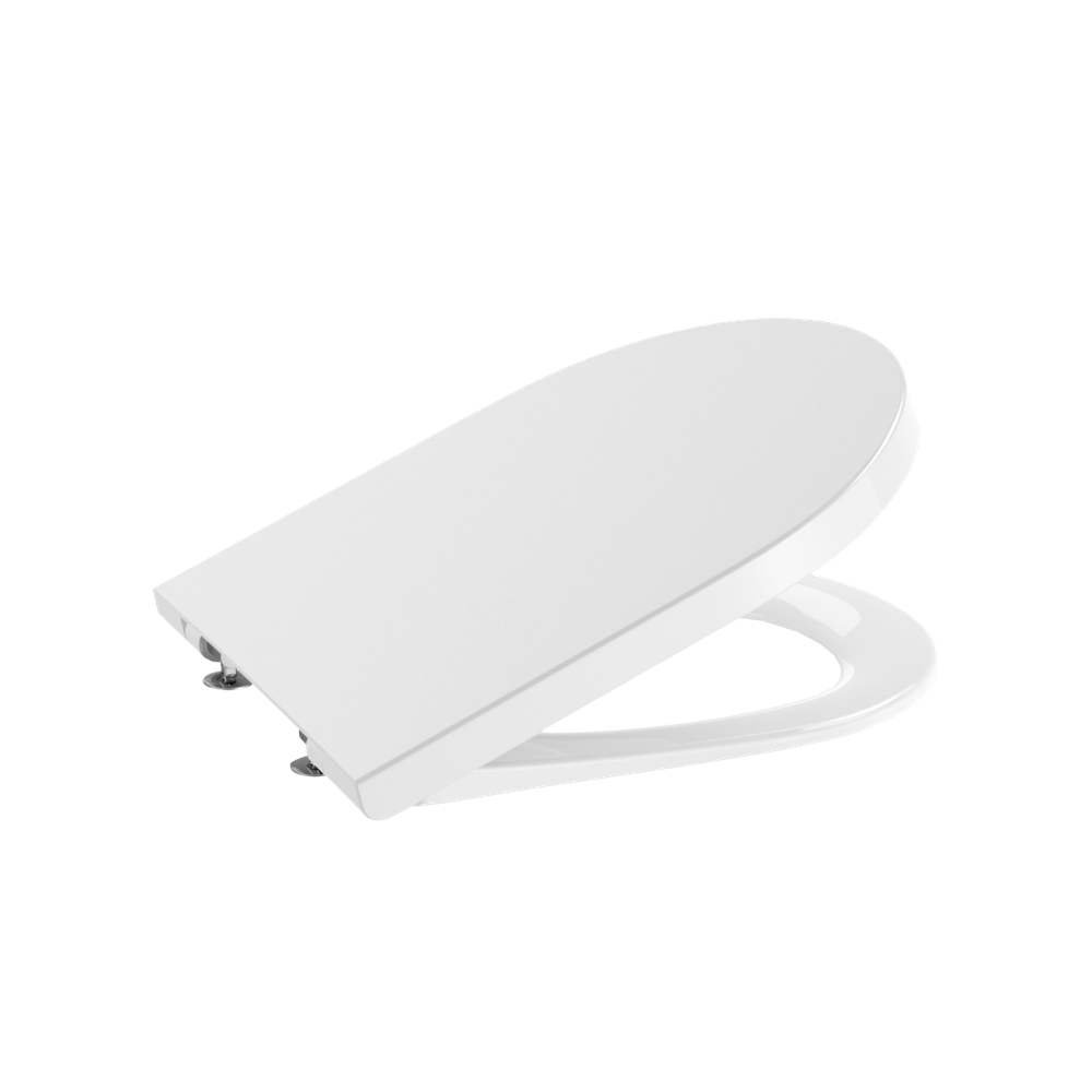 Tapa y Asiento Inspira Round Amortiguado Blanco