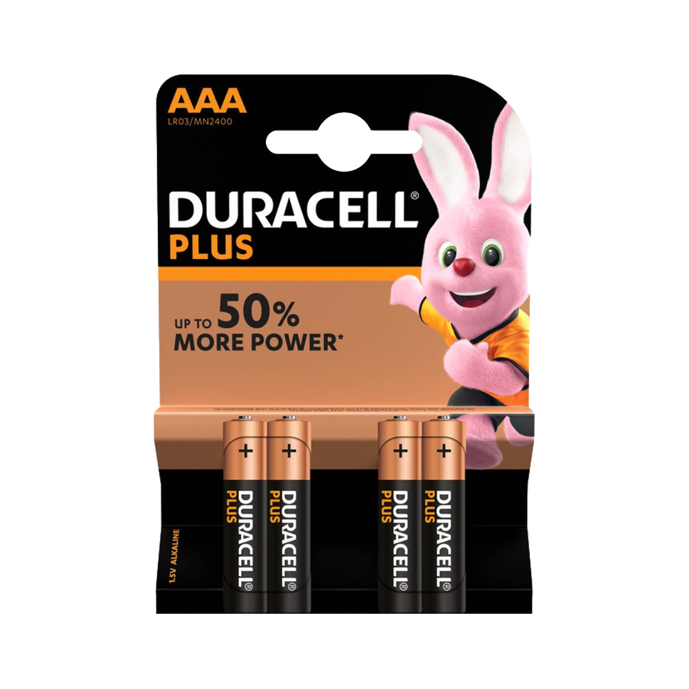 Pila alcalina LR03 AAA Duracell (4 ud) Ref. 009000111