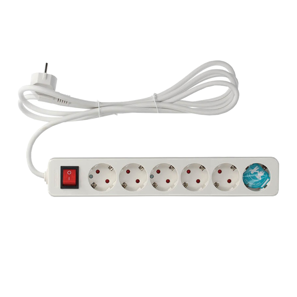 Regleta Blanca 6 Tomas 3 mt Ref. 000800877