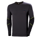Camiseta HH Lifa Merino Cuello Redondo 999 Negro/Gris Ref.75106