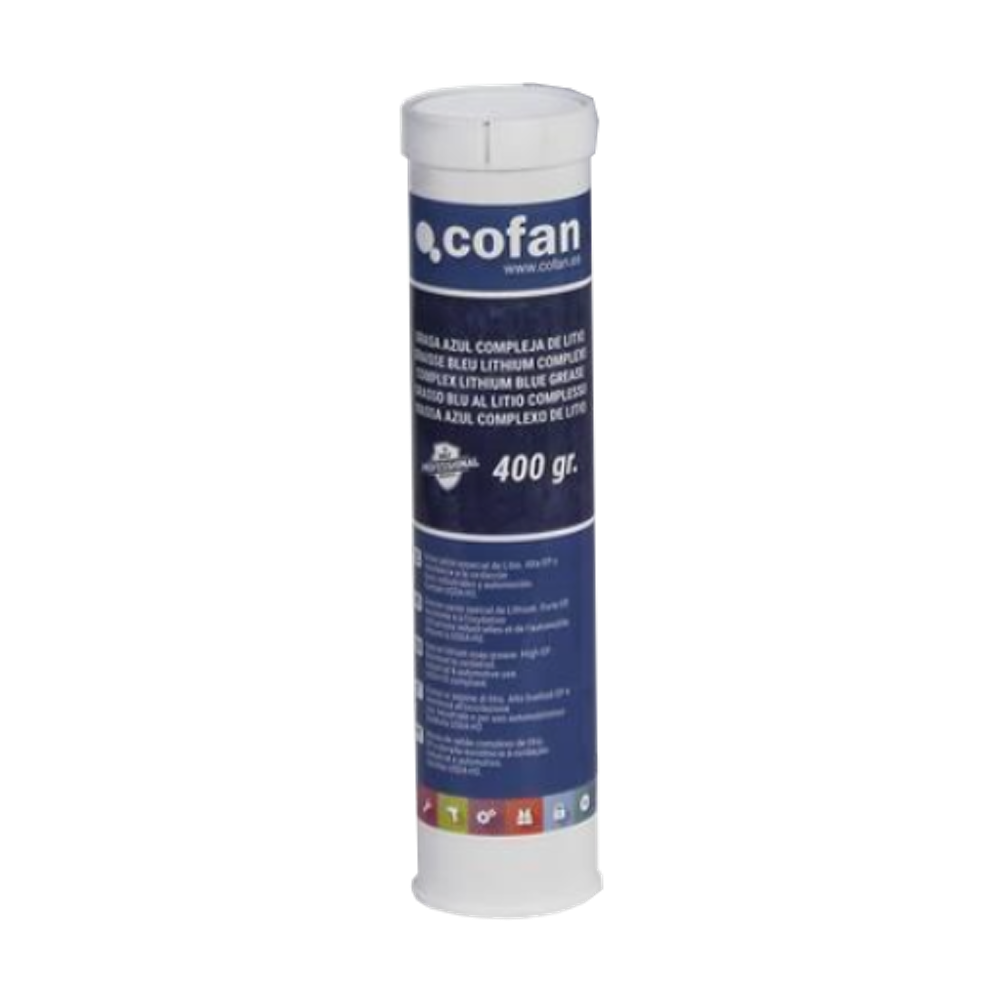 Cartucho de Grasa Azul Litio Altas Temperaturas 400 Gramos Ref. 15502050