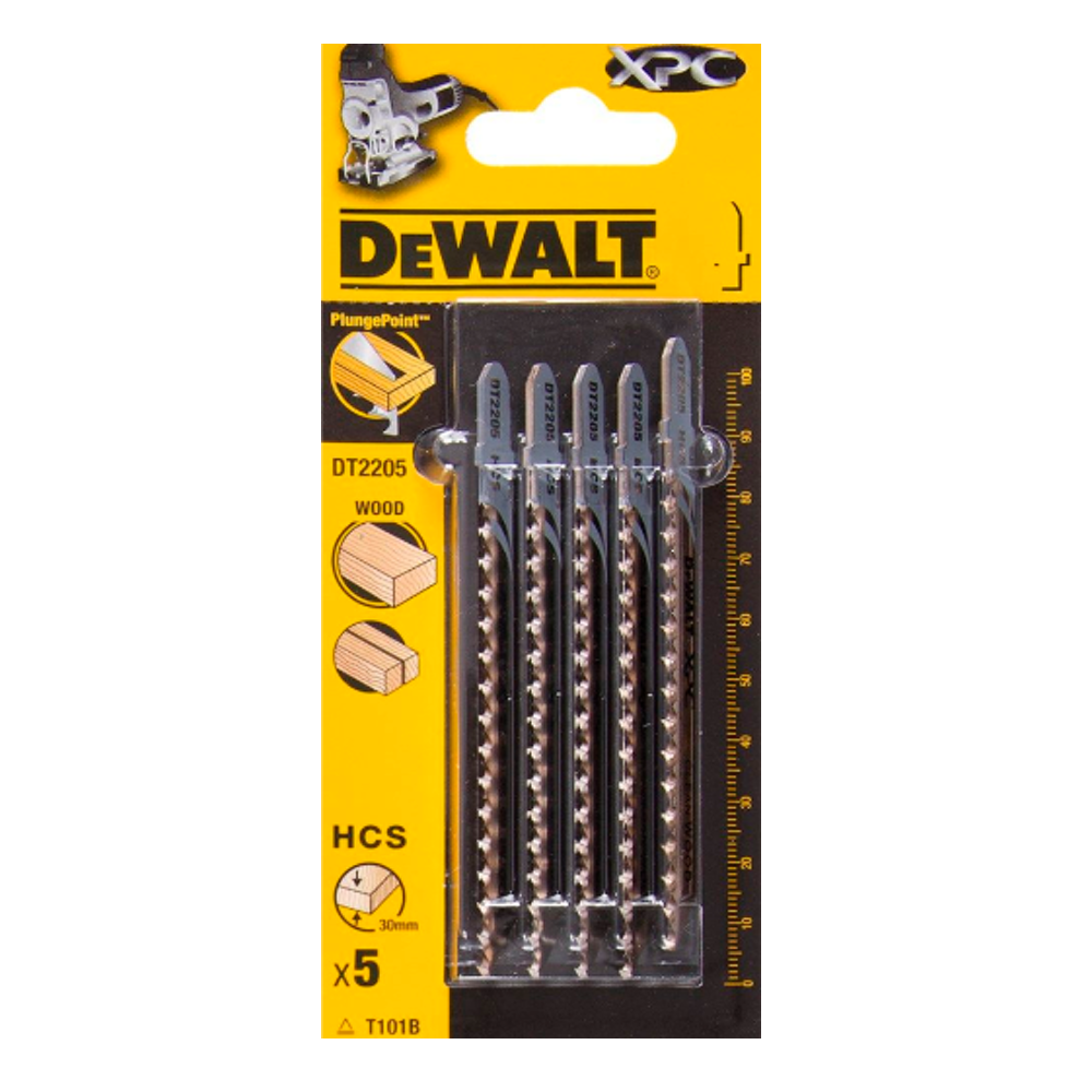 Hoja de Sierra HCS para Madera y Plástico 100 mm (5 ud)