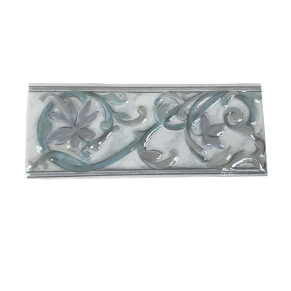 Pz Cenefa Derbi Turquesa 10x25