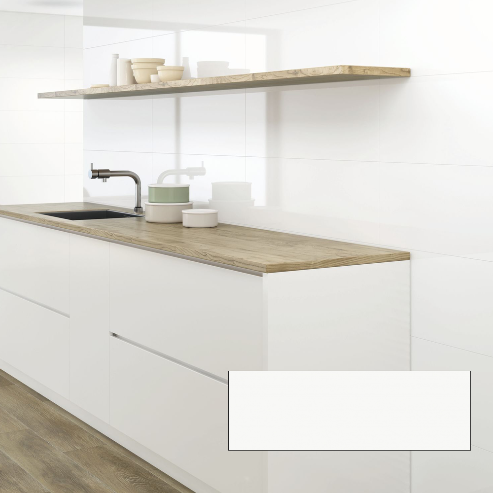Caja Azulejo Blanco Brillo 30x90 (1,08 m2)