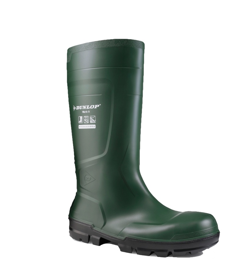 Bota de Agua Seguridad Caña Alta Verde Dunlop Ref. NB2KL01V