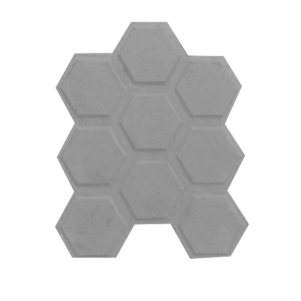 Pz Baldosa Hexagonal Gris