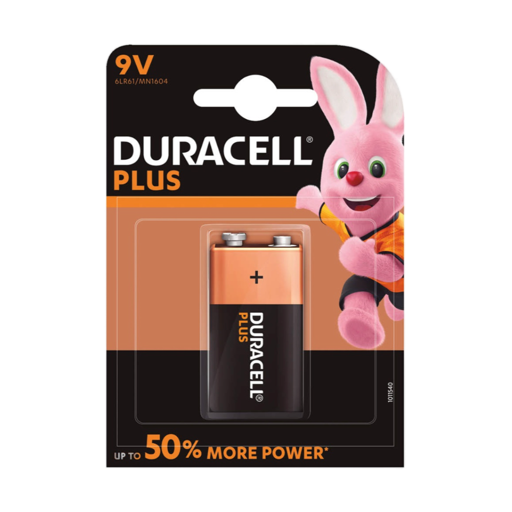 Pila Alcalina 9 V Duracell Ref. 009000105