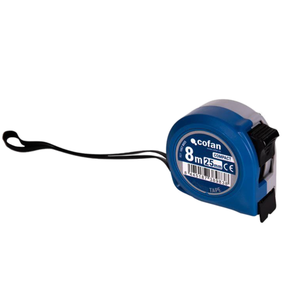 Flexometro Standar Azul 25 mm x 8 mt Ref. 10578025