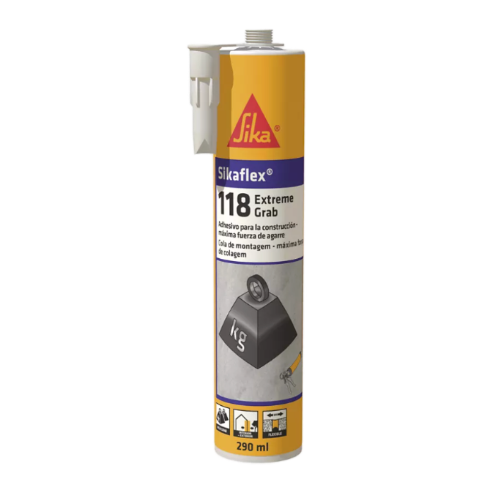 Sikaflex 118 Extreme Grab Blanco Cartucho 290 ml