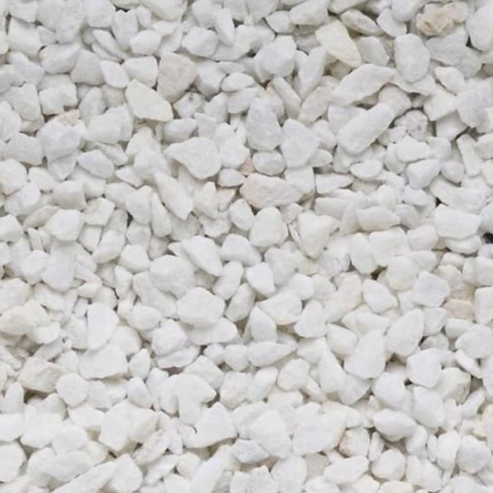 Saco de Piedra Triturada Blanco Puro Nº7 18/25 mm 20 Kg