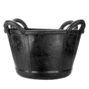 Cubo de Caucho Espuerta 4 Asas 37 Litros Ref. BKCESPU37BP