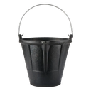 Cubo de Caucho Industrial con Pico 12 Litros Ref. BKCIND12BM