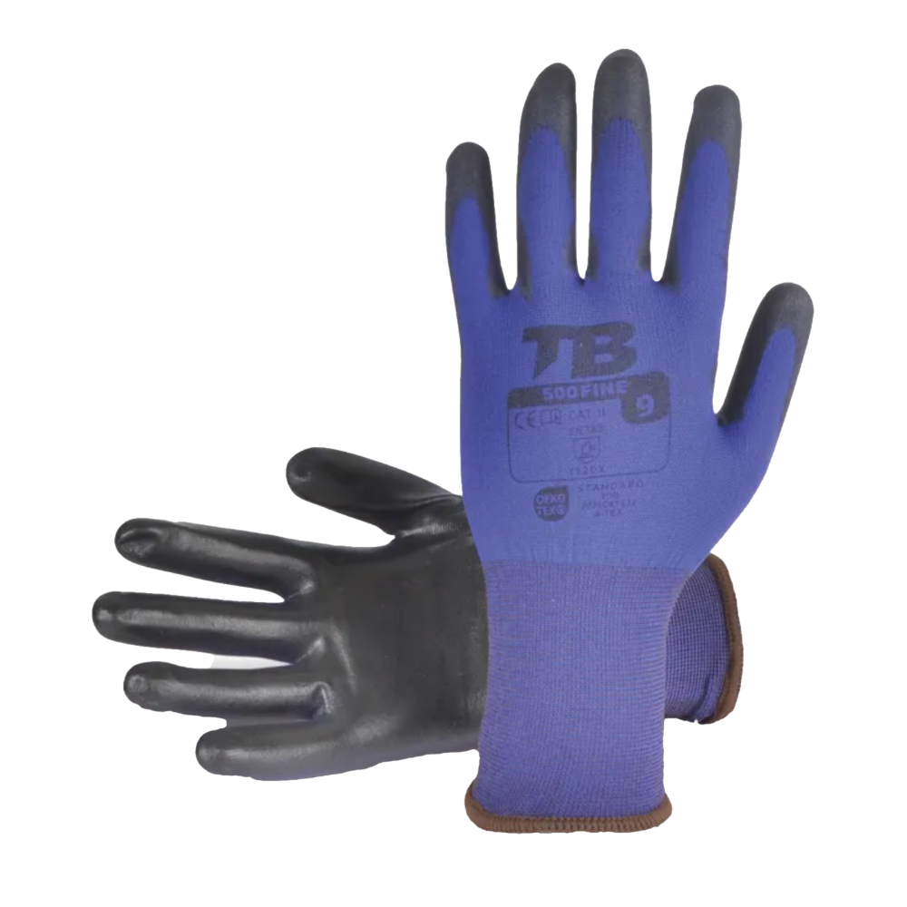 Guante de Nylon Azul Ultra-Fino Ref. 500FINE