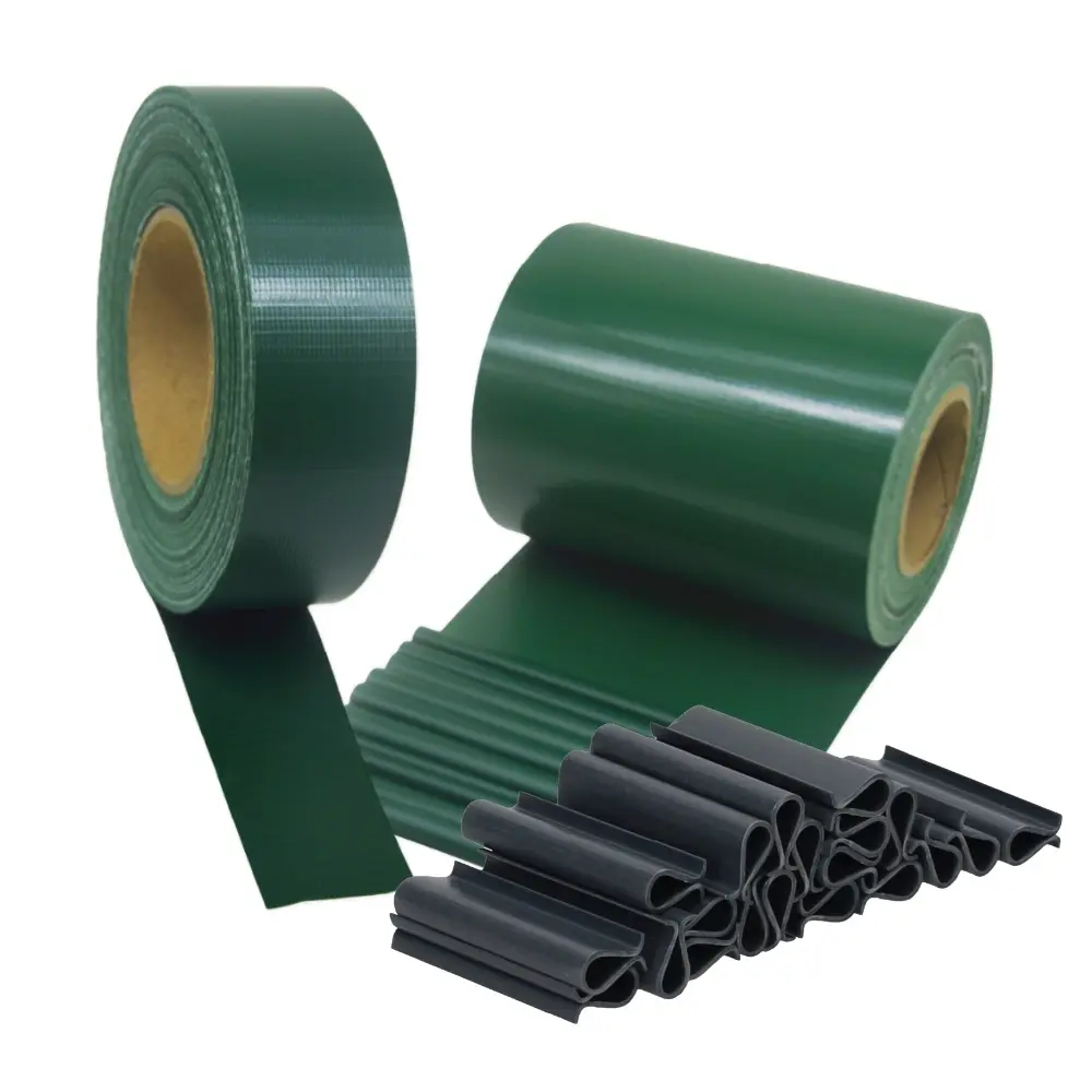 Cinta de Ocultación 450 gr 35 mt + 20 Clips Verde 