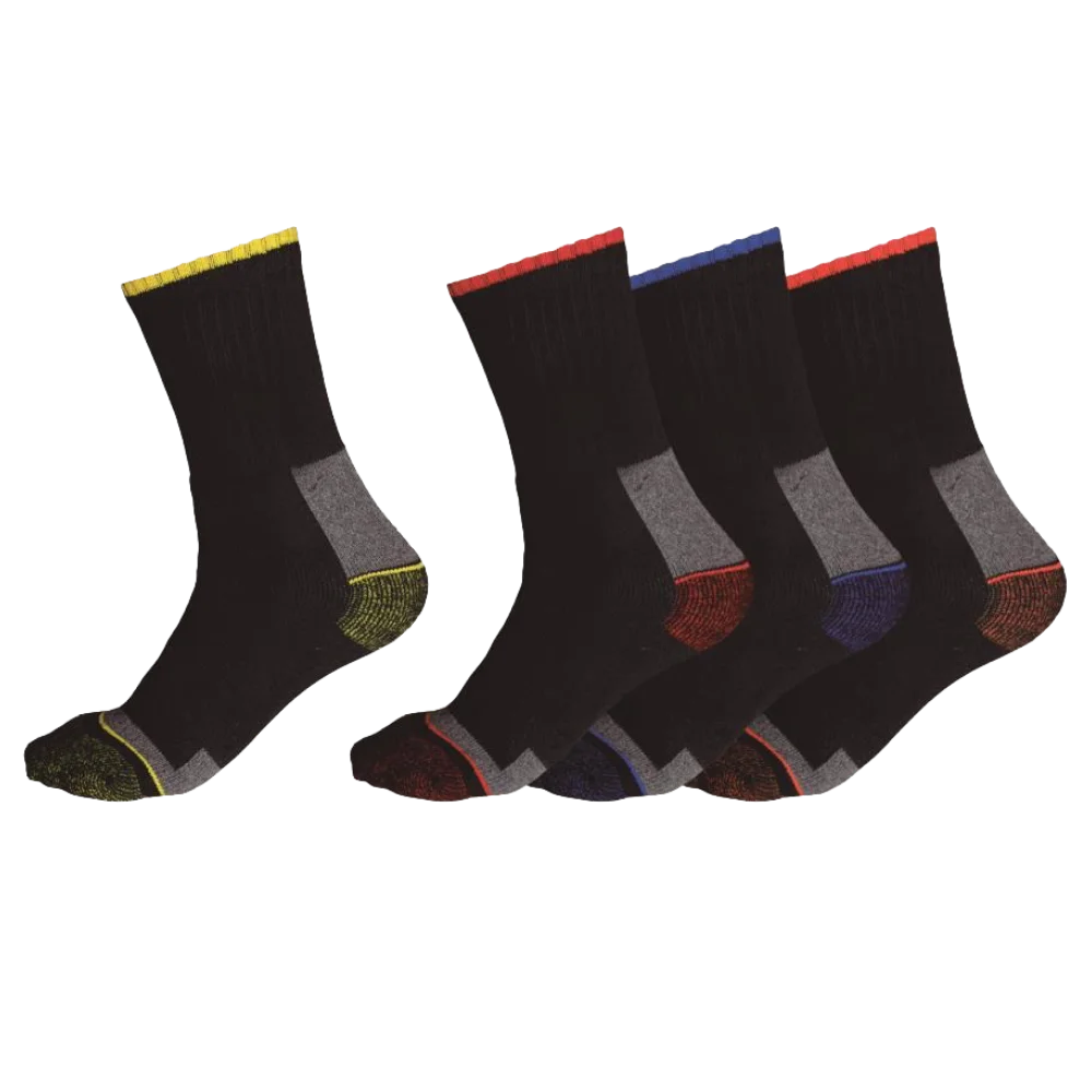 Set 4 Pares de Calcetines Reforzados T. 43-45 
