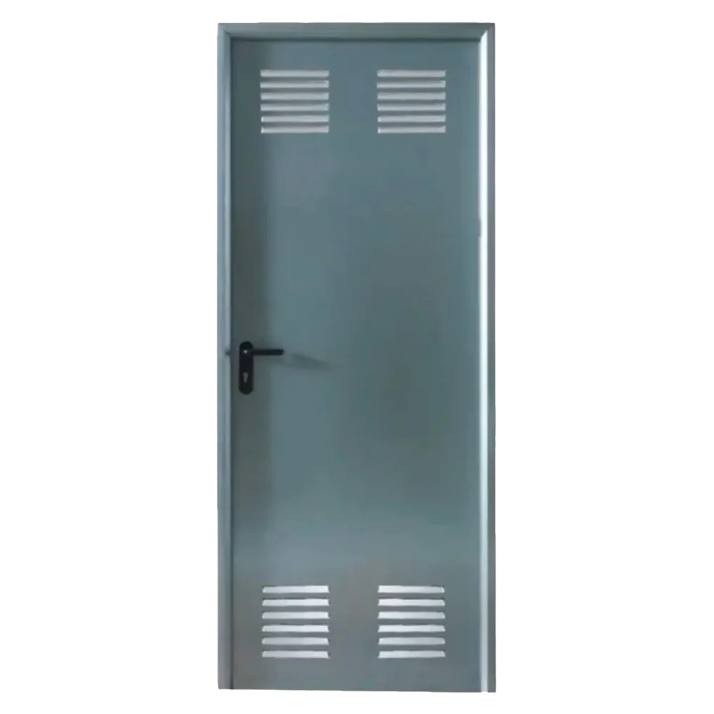 Puerta Eco Galvanizada con Rejilla Dcha C40