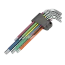 Juego de 9 Llaves Allen Multicolor 1,5 - 10 mm Ref. 193144
