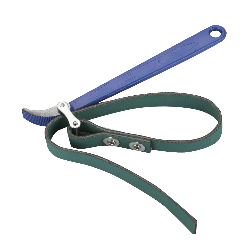 Llave Forjada con Cinta de Cuero 9" 225 mm