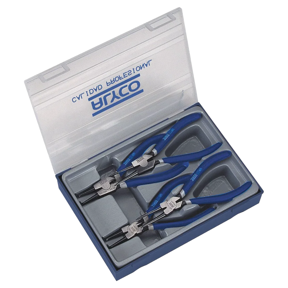 Juego de 4 Alicates Seeger 140 mm Ref.101218