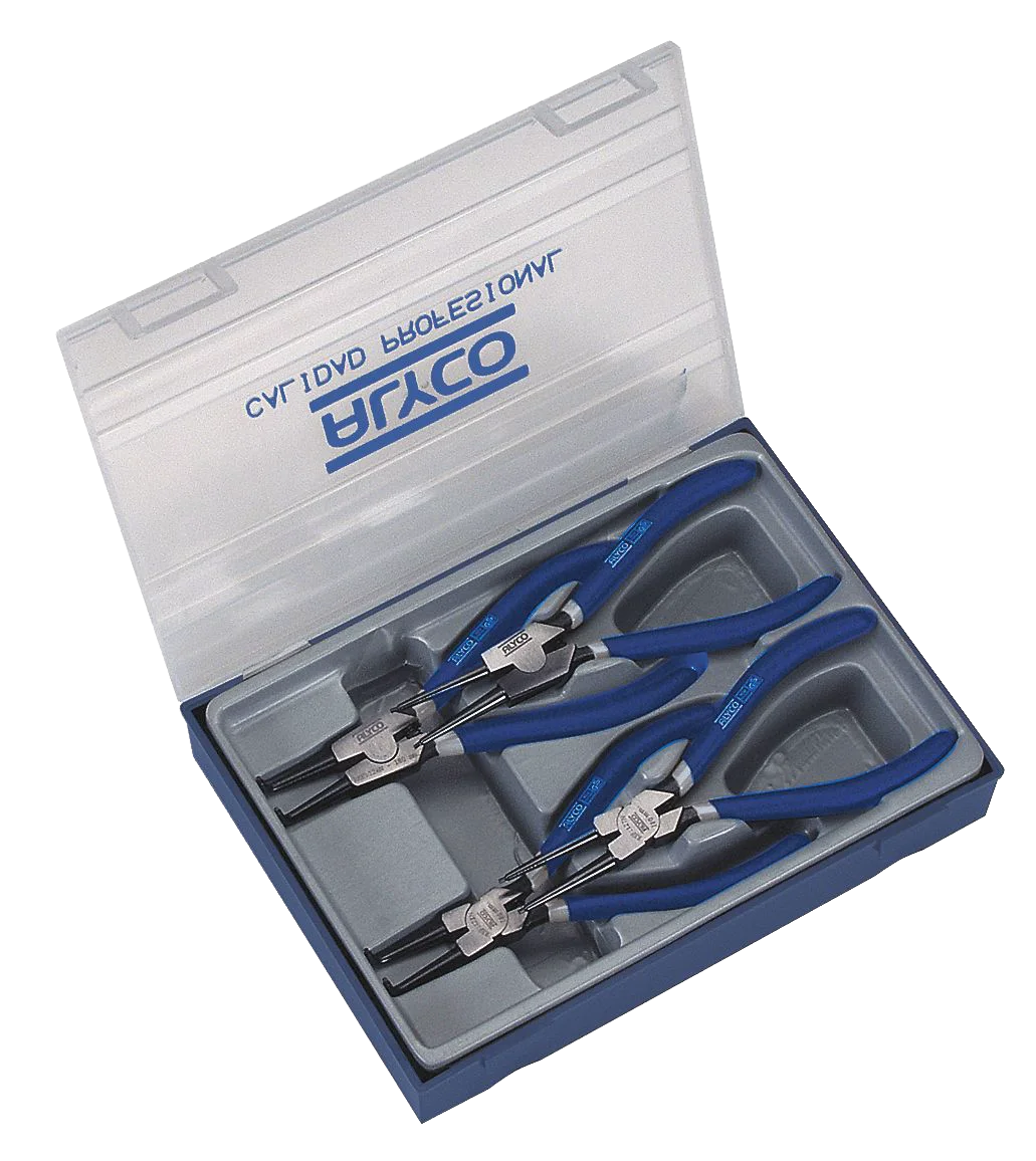 Juego de 4 Alicates Seeger 180 mm Ref.101220