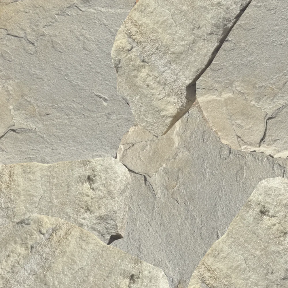M2 Piedra Irregular Blanco Puntilla