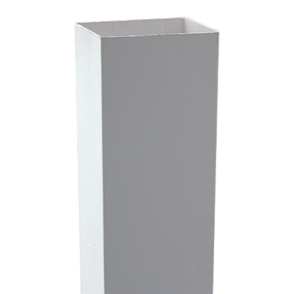 Tubo PVC Rectangular Blanco 3 mt Ref: TT-B