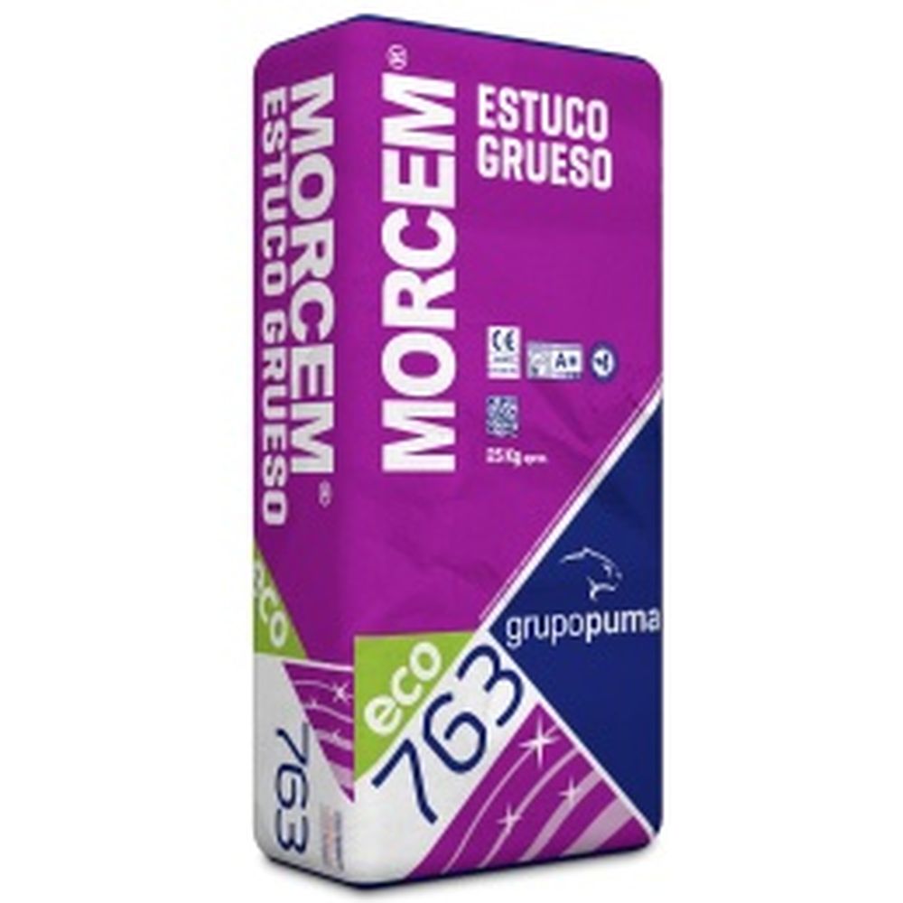 Saco Morcem Estuco Grueso Crema 25 Kg