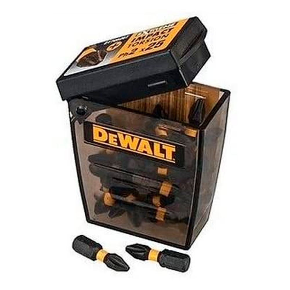 Juego 25 puntas de impacto PH 2 (+) Ref. DT70526T-QZ